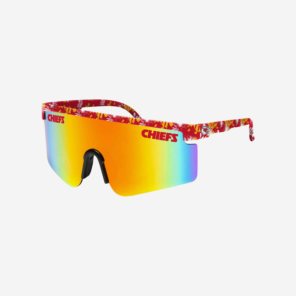 Kansas City Chiefs Floral Large Frame Sunglasses FOCO - FOCO.com