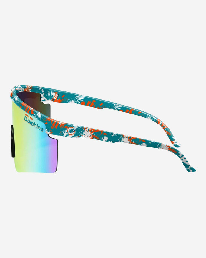 Miami Dolphins Floral Large Frame Sunglasses FOCO - FOCO.com