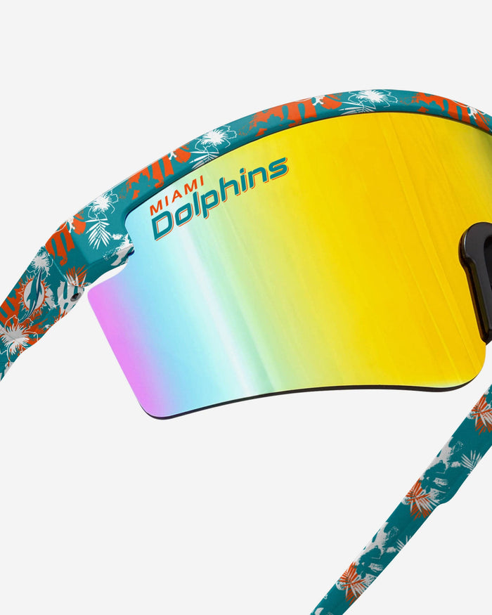 Miami Dolphins Floral Large Frame Sunglasses FOCO - FOCO.com