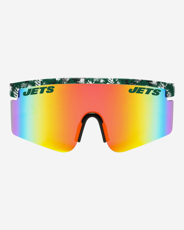 New York Jets Floral Large Frame Sunglasses FOCO - FOCO.com