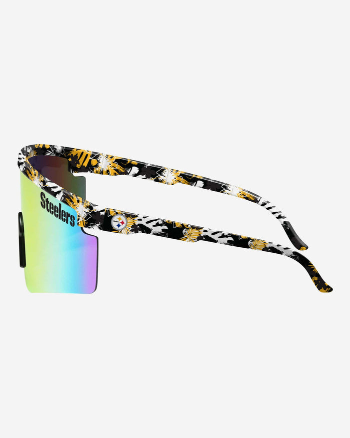 Pittsburgh Steelers Floral Large Frame Sunglasses FOCO - FOCO.com