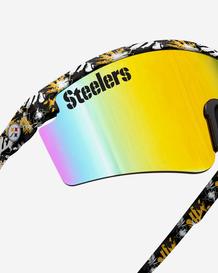 Pittsburgh Steelers Floral Large Frame Sunglasses FOCO - FOCO.com