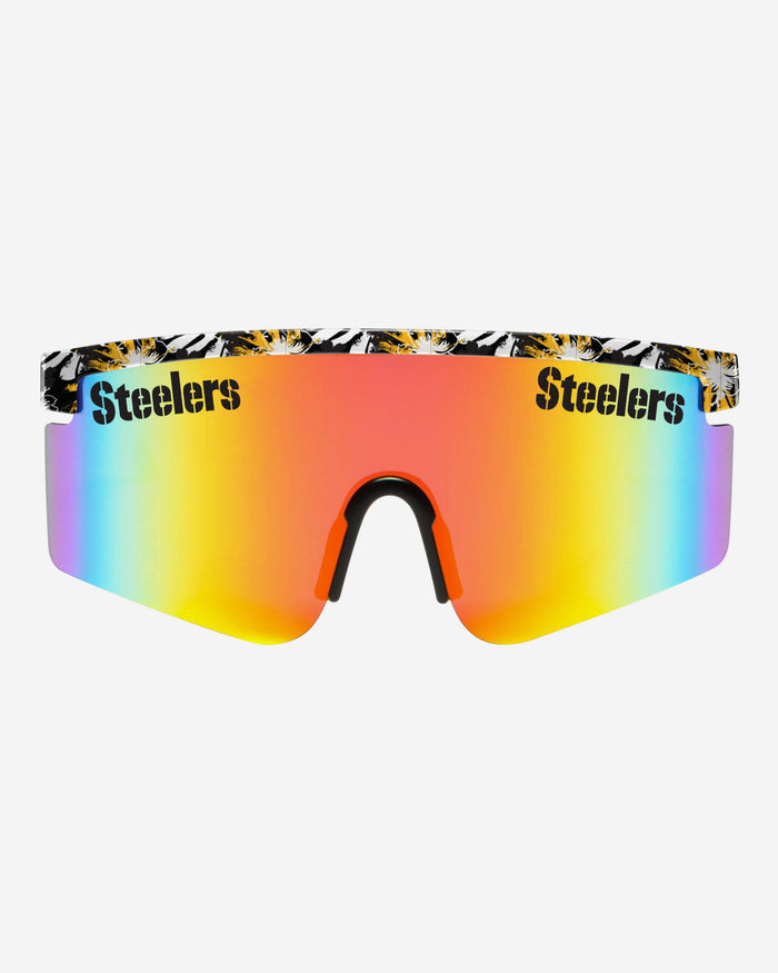 Pittsburgh Steelers Floral Large Frame Sunglasses FOCO - FOCO.com