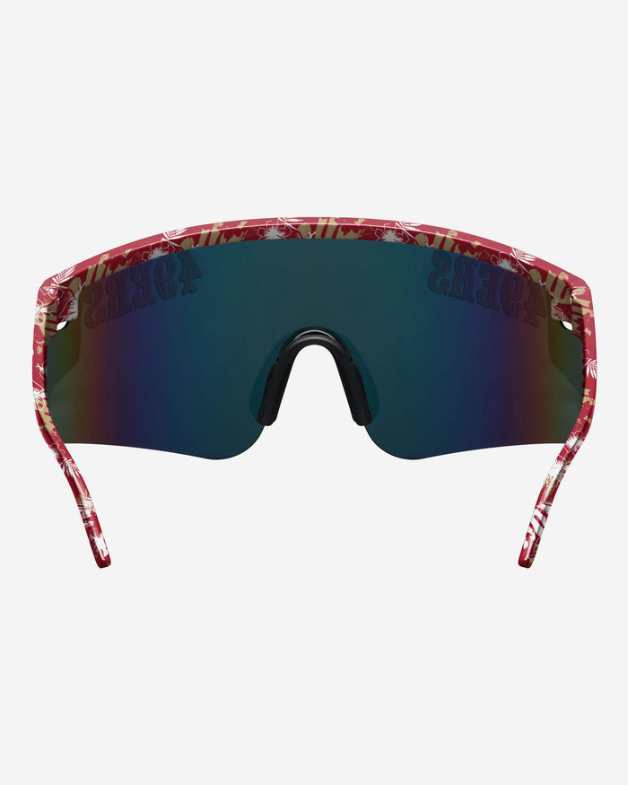 San Francisco 49ers Floral Large Frame Sunglasses FOCO - FOCO.com