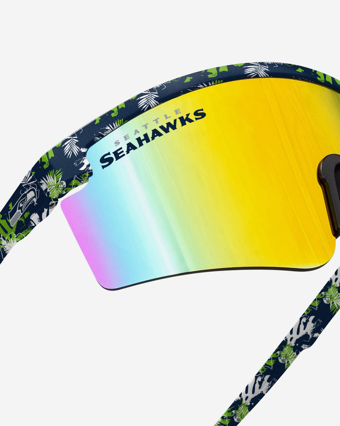 Seattle Seahawks Floral Large Frame Sunglasses FOCO - FOCO.com