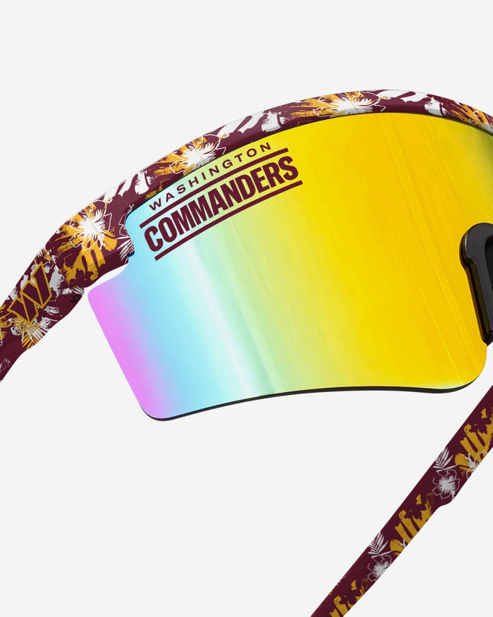 Washington Commanders Floral Large Frame Sunglasses FOCO - FOCO.com