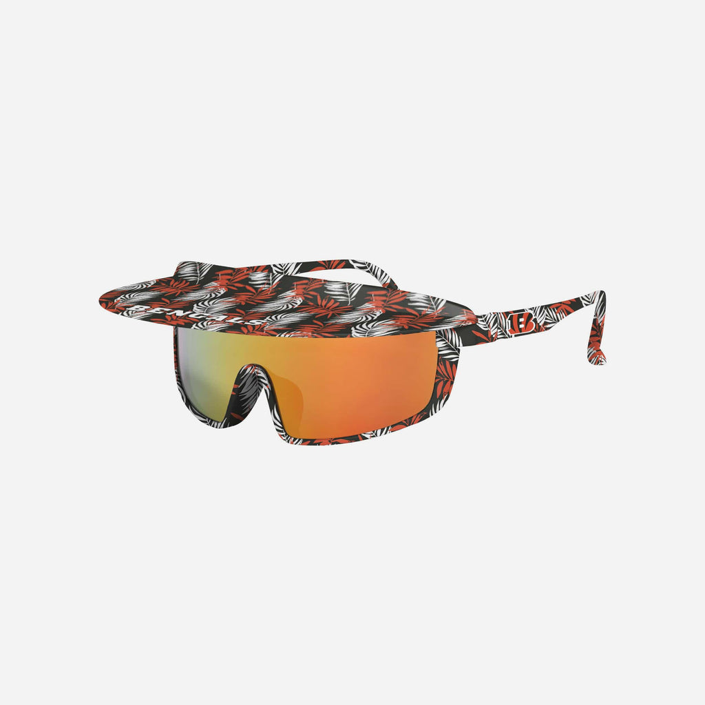 Cincinnati Bengals Floral Visor Sunglasses FOCO - FOCO.com