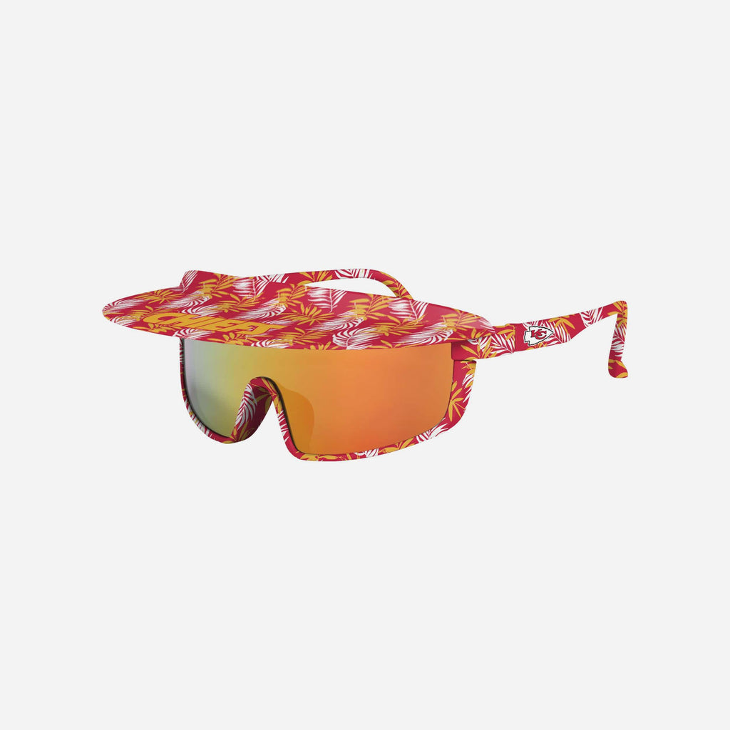Kansas City Chiefs Floral Visor Sunglasses FOCO - FOCO.com