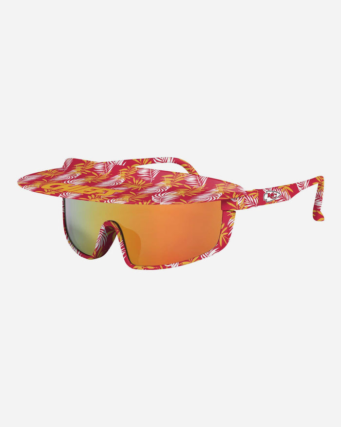Kansas City Chiefs Floral Visor Sunglasses FOCO - FOCO.com