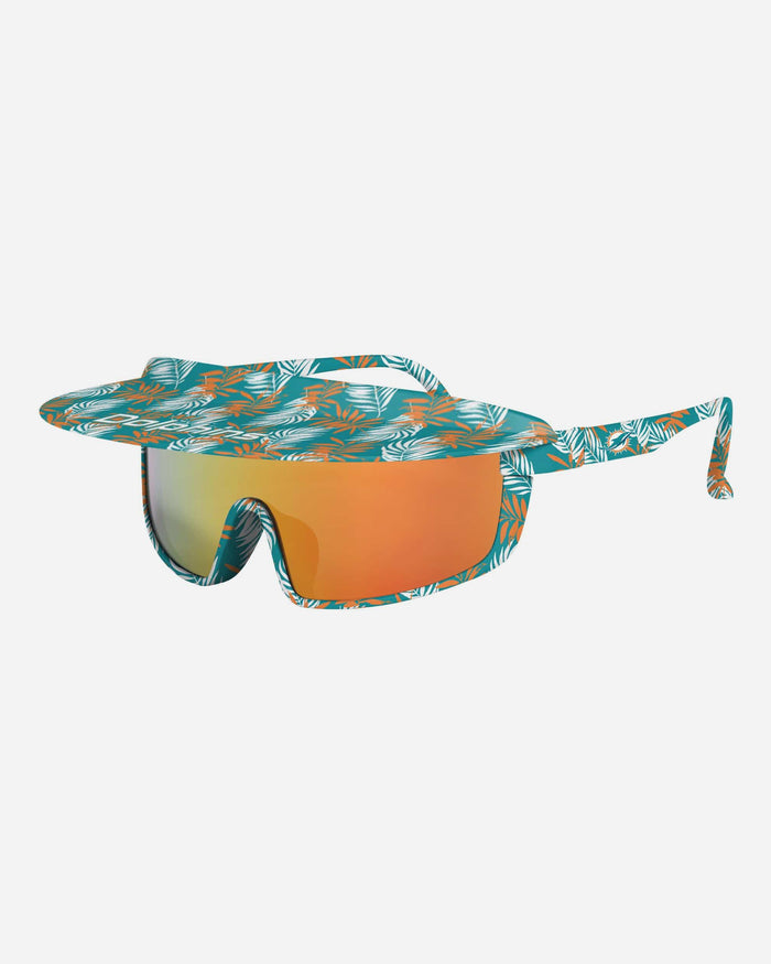Miami Dolphins Floral Visor Sunglasses FOCO - FOCO.com