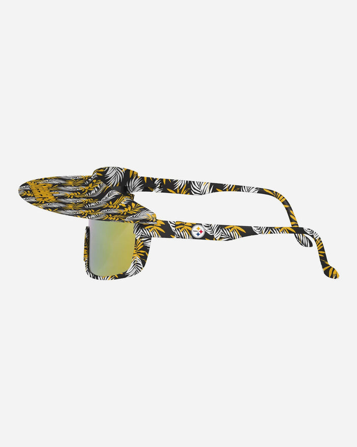Pittsburgh Steelers Floral Visor Sunglasses FOCO - FOCO.com