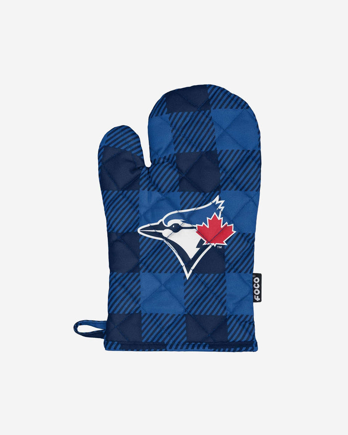 Toronto Blue Jays Plaid Oven Mitt FOCO - FOCO.com