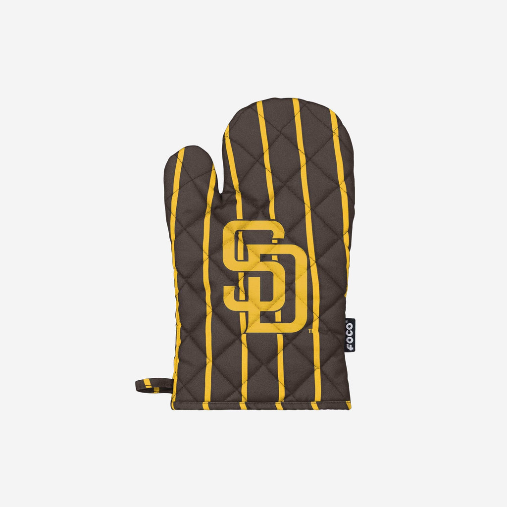 San Diego Padres Pinstripe Oven Mitt FOCO - FOCO.com