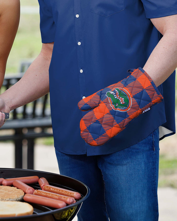 Florida Gators Plaid Oven Mitt FOCO - FOCO.com