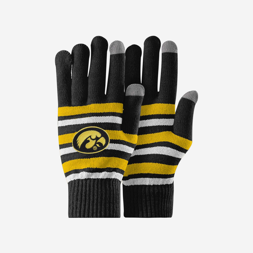 Iowa Hawkeyes Stretch Gloves FOCO - FOCO.com