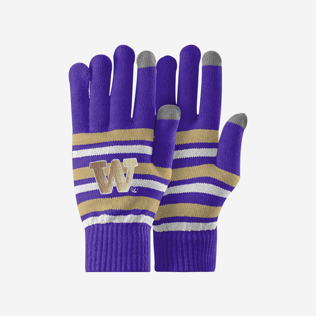 Washington Huskies Stretch Gloves FOCO - FOCO.com