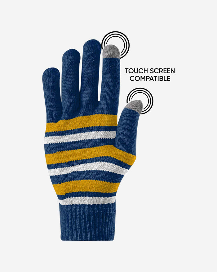 West Virginia Moutaineers Stretch Gloves FOCO - FOCO.com