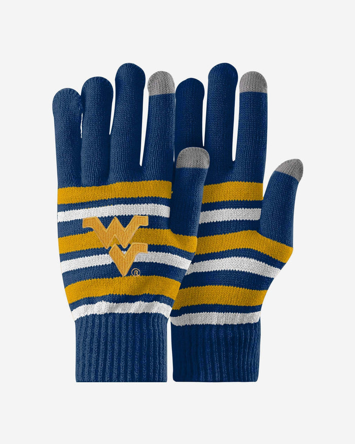 West Virginia Moutaineers Stretch Gloves FOCO - FOCO.com