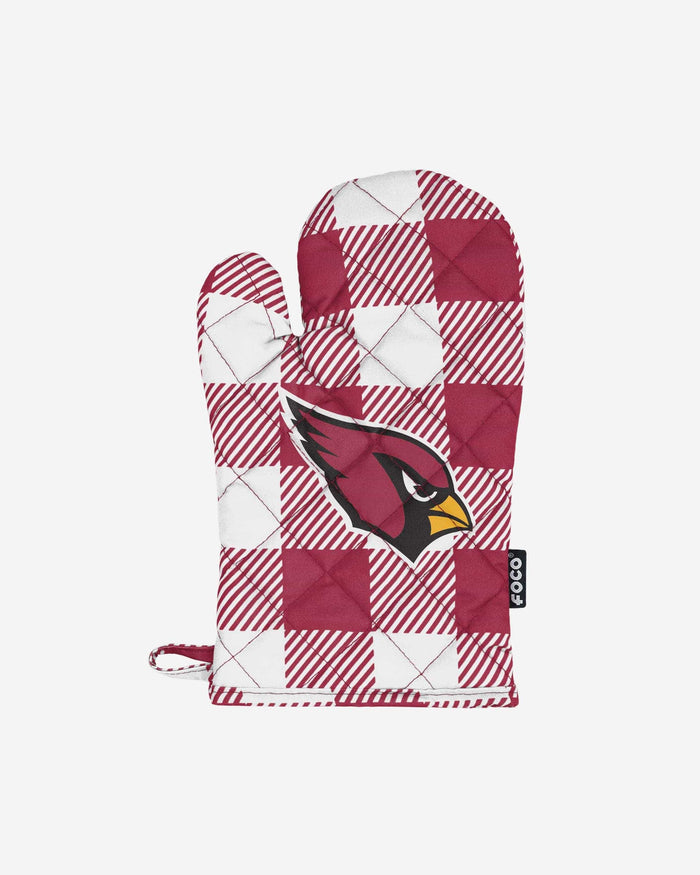 Arizona Cardinals Plaid Oven Mitt FOCO - FOCO.com