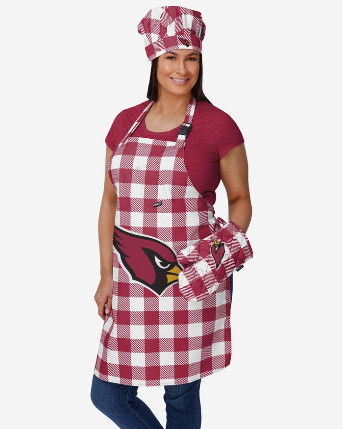 Arizona Cardinals Plaid Oven Mitt FOCO - FOCO.com