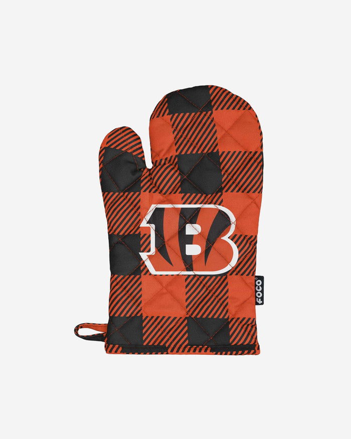 Cincinnati Bengals Plaid Oven Mitt FOCO - FOCO.com