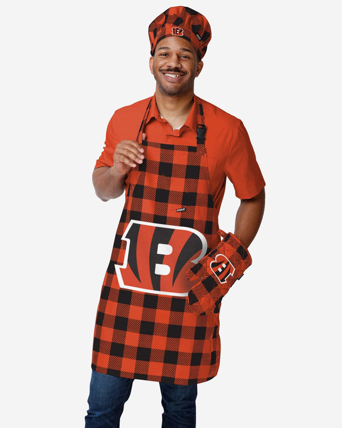 Cincinnati Bengals Plaid Oven Mitt FOCO - FOCO.com