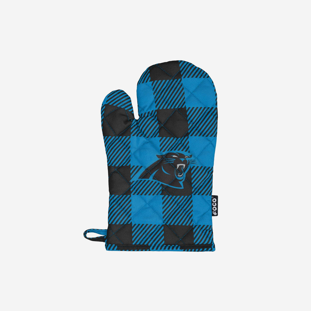 Carolina Panthers Plaid Oven Mitt FOCO - FOCO.com