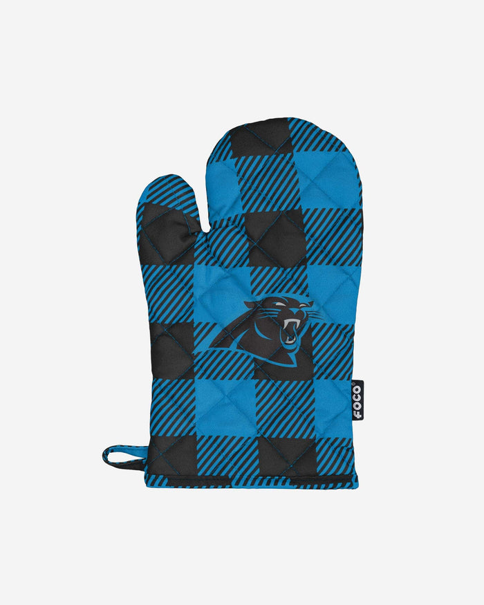 Carolina Panthers Plaid Oven Mitt FOCO - FOCO.com