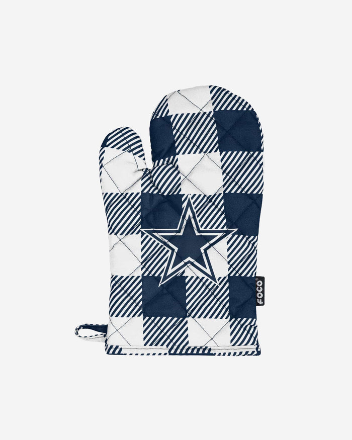 Dallas Cowboys Plaid Oven Mitt FOCO - FOCO.com