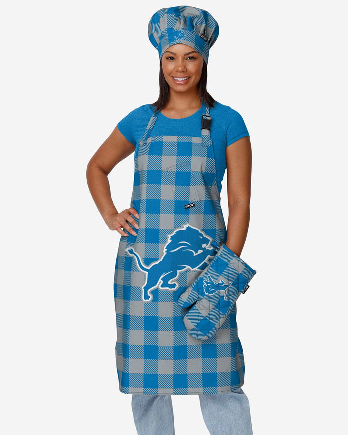 Detroit Lions Plaid Oven Mitt FOCO - FOCO.com