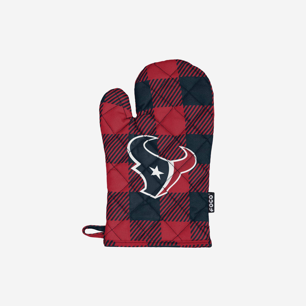 Houston Texans Plaid Oven Mitt FOCO - FOCO.com