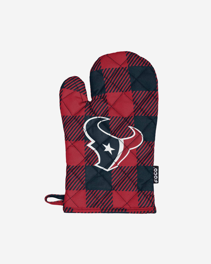 Houston Texans Plaid Oven Mitt FOCO - FOCO.com