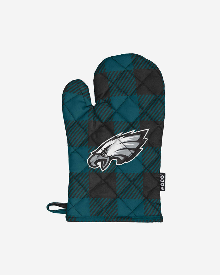 Philadelphia Eagles Plaid Oven Mitt FOCO - FOCO.com