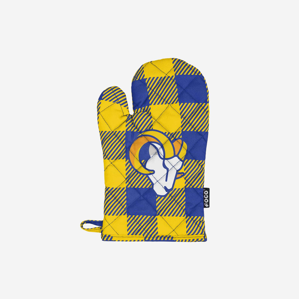 Los Angeles Rams Plaid Oven Mitt FOCO - FOCO.com