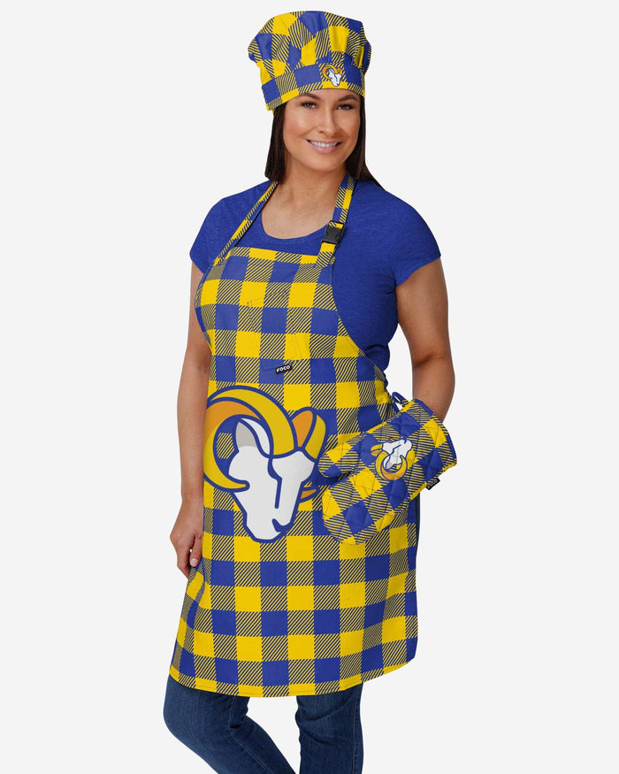 Los Angeles Rams Plaid Oven Mitt FOCO - FOCO.com