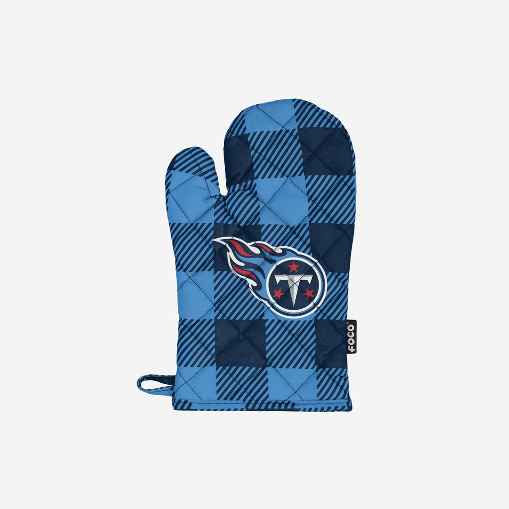 Tennessee Titans Plaid Oven Mitt FOCO - FOCO.com