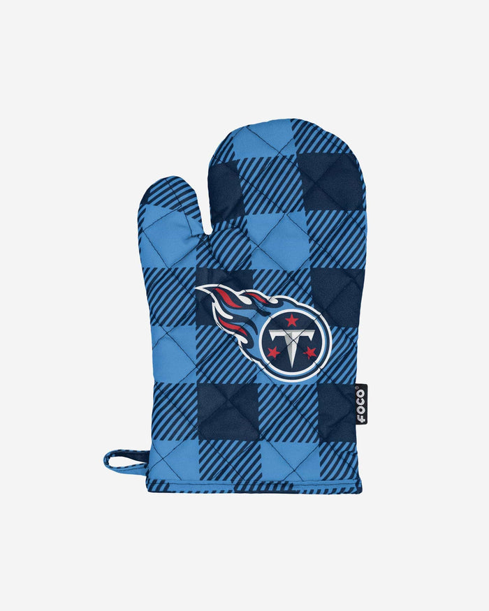 Tennessee Titans Plaid Oven Mitt FOCO - FOCO.com