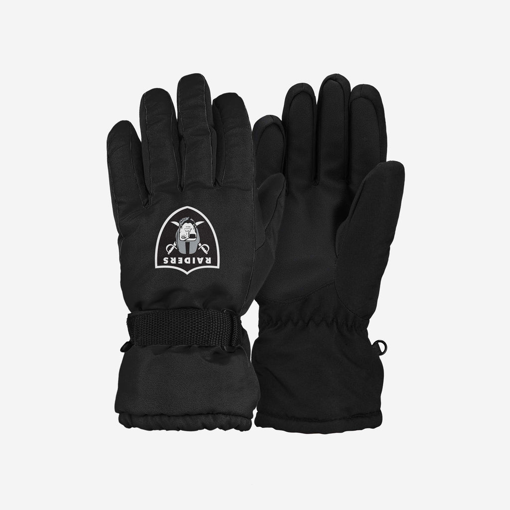 Las Vegas Raiders Big Logo Insulated Gloves FOCO S/M - FOCO.com