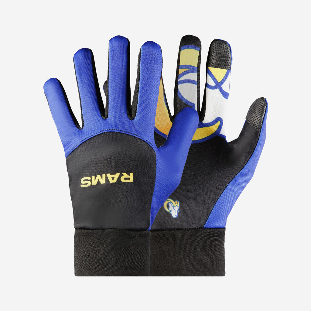 Los Angeles Rams Palm Logo Texting Gloves FOCO - FOCO.com