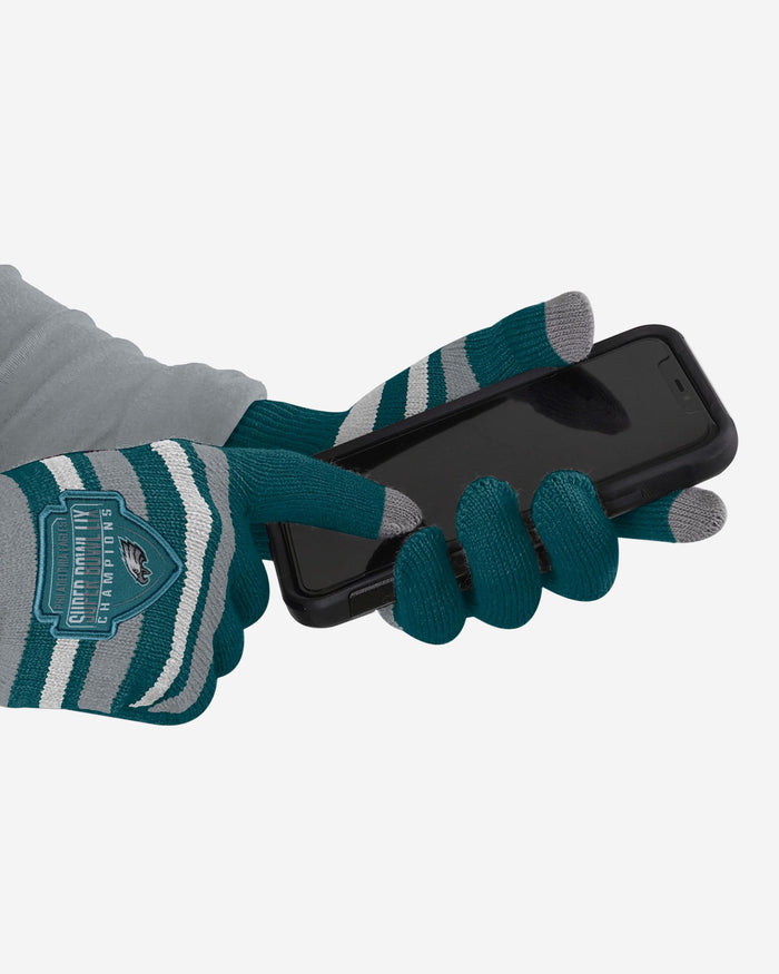 Philadelphia Eagles Super Bowl LIX Champions Stretch Glove FOCO - FOCO.com