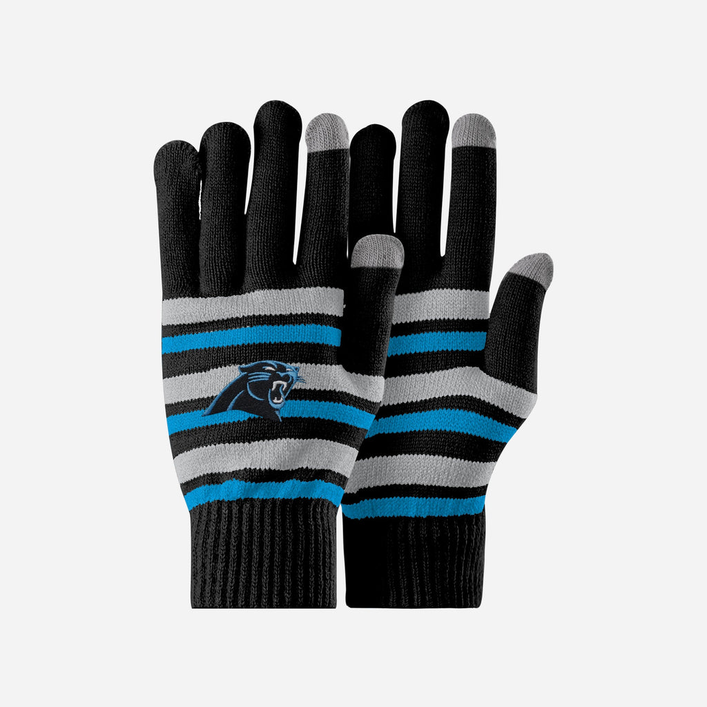 Carolina Panthers Stretch Gloves FOCO - FOCO.com