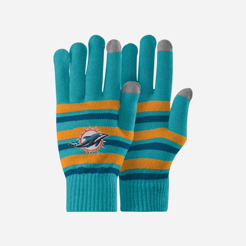 Miami Dolphins Stretch Gloves FOCO - FOCO.com