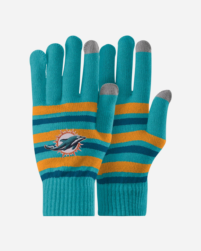 Miami Dolphins Stretch Gloves FOCO - FOCO.com