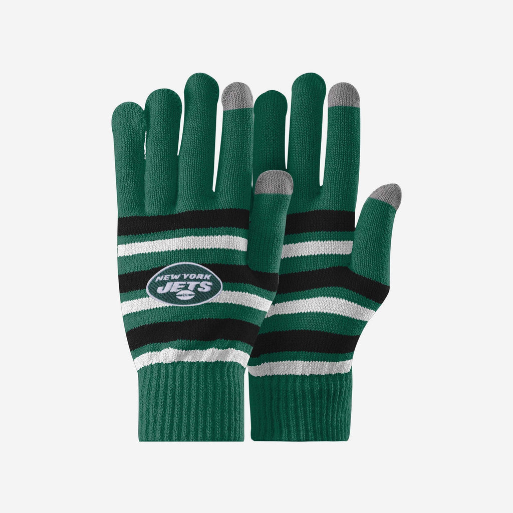 New York Jets Stretch Gloves FOCO - FOCO.com