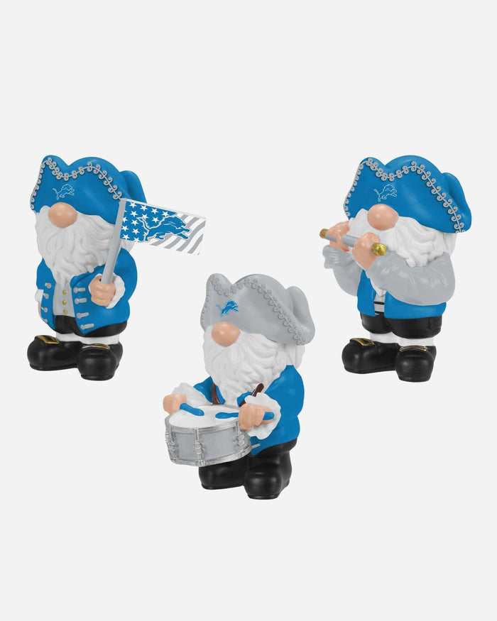 Detroit Lions 3 Pack Americana Mini Gnome Set FOCO - FOCO.com