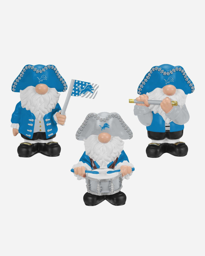 Detroit Lions 3 Pack Americana Mini Gnome Set FOCO - FOCO.com