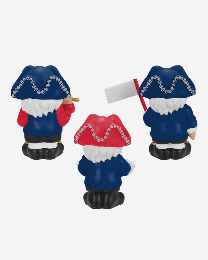New England Patriots 3 Pack Americana Mini Gnome Set FOCO - FOCO.com