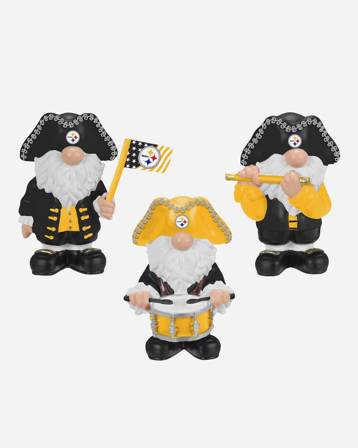 Pittsburgh Steelers 3 Pack Americana Mini Gnome Set FOCO - FOCO.com
