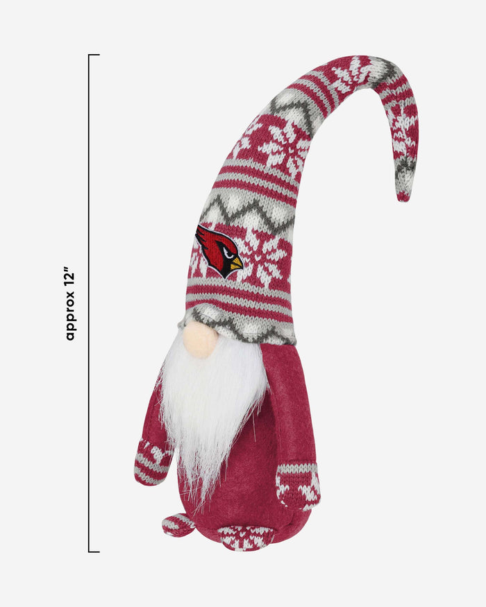 Arizona Cardinals Bent Hat Plush Gnome FOCO - FOCO.com