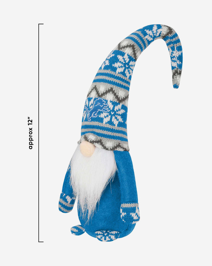 Detroit Lions Bent Hat Plush Gnome FOCO - FOCO.com